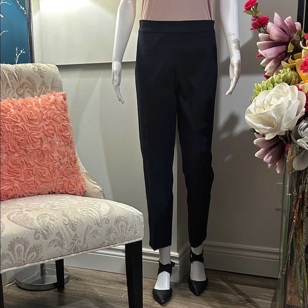 Tory Burch Navy Cropped Pants, in size 12